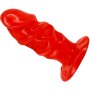 BAILE Unisex Analplug mit roter Saugnapfbasis