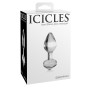 ICICLES - Nr. 44 Transparenter Analplug aus Glas