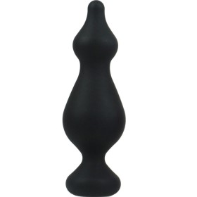 ADRIEN LASTIC - AMUSE Analplug aus samtiger Silikon in Schwarz, Größe L