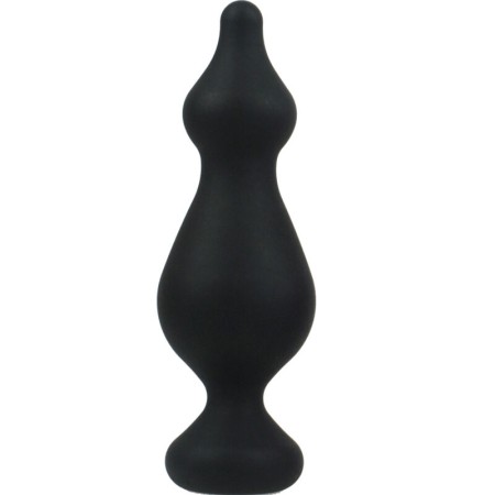 ADRIEN LASTIC - AMUSE Analplug aus samtiger Silikon in Schwarz, Größe L