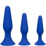 CALEXOTICS Admiral Anal-Training Set mit 3 blauen Silikonplugs