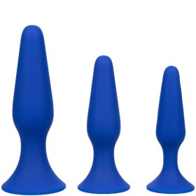 CALEXOTICS Admiral Anal-Training Set mit 3 blauen Silikonplugs