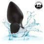 CALEXOTICS - Rock Bottom Perfect Anal Plug mit 10 Vibrationsmodi aus schwarzem Silikon