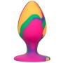 CalExotics Cheeky Large Tie-Dye Analplug aus Silikon
