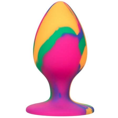 CalExotics Cheeky Large Tie-Dye Analplug aus Silikon