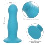 CalExotics Wave Rider Swell Anal Plug Blau - Konturierte Silikonsonde mit Saugbasis