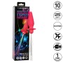 CalExotics Southern Lights Analplug mit LED-Beleuchtung und 10 Vibrationsmodi, rosa Silikon