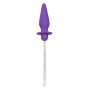 CalExotics Southern Lights Leuchtender Analplug mit 10 Vibrationsmodi aus violettem Silikon