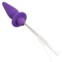 CalExotics Southern Lights Leuchtender Analplug mit 10 Vibrationsmodi aus violettem Silikon