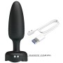 PRETTY LOVE Tarion Analplug mit LED-Licht, 12,5 cm, schwarz