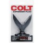 CALEXOTICS - COLT Expander Plug Large Schwarz - Flexibler Analplug aus TPR