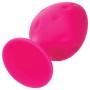 CalExotics Cheeky Analplug Pink - Silikon, wasserdicht, sicherer Halt