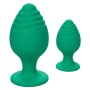 CALEXOTICS - Cheeky Anal-Plugs Grün – Silikon, Wasserdicht