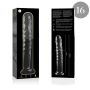 NEBULA SERIES BY IBIZA - Modell 16 Dildo Glas Transparent 18,5 cm - Ø 3 cm
