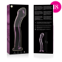 NEBULA SERIES BY IBIZA - Modell 18 Glas-Dildo Rosa 18,5 cm
