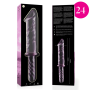 NEBULA SERIES BY IBIZA - Modell 24 Glas-Dildo Rosa 28,5 cm