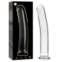 NEBULA SERIES BY IBIZA - Modell 9 Glas-Dildo Transparent 15,5 cm