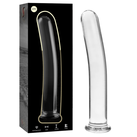 NEBULA SERIES BY IBIZA - Modell 9 Glas-Dildo Transparent 15,5 cm