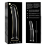 NEBULA SERIES BY IBIZA - Modell 9 Glas-Dildo Transparent 15,5 cm