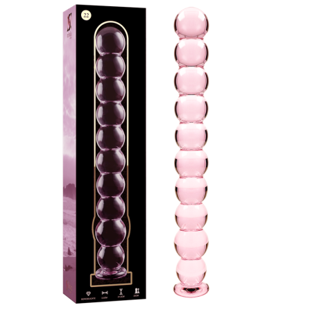 NEBULA SERIES BY IBIZA - Modell 22 Glas-Dildo Rosa 21,5 cm
