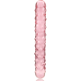 NEBULA SERIES BY IBIZA - Modell 15 Dildo aus rosa Borosilikatglas 18,5 cm
