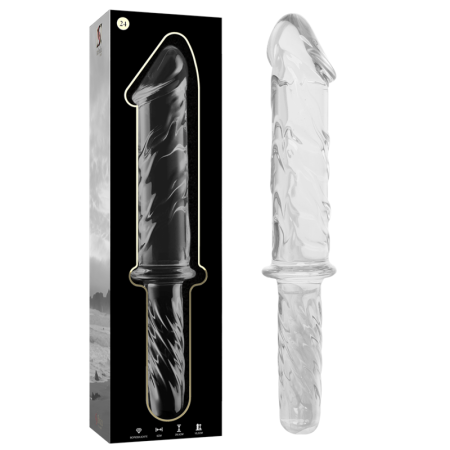 NEBULA SERIES BY IBIZA - Modell 24 Glas-Dildo Transparent 28,5 cm