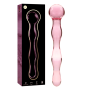 NEBULA SERIES BY IBIZA - Modell 13 Dildo aus Borosilikatglas Rosa 18 cm