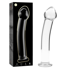 NEBULA SERIES BY IBIZA - Modell 11 Dildo aus klarem Borosilikatglas, 16 cm Länge, 3 cm Durchmesser