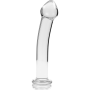 NEBULA SERIES BY IBIZA - Modell 11 Dildo aus klarem Borosilikatglas, 16 cm Länge, 3 cm Durchmesser