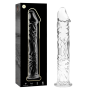 NEBULA SERIES BY IBIZA - Modell 12 Klarer Glas-Dildo 17 cm -Ø- 3,5 cm