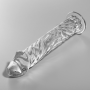 NEBULA SERIES BY IBIZA - Modell 12 Klarer Glas-Dildo 17 cm -Ø- 3,5 cm