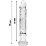 NEBULA SERIES BY IBIZA - Modell 12 Klarer Glas-Dildo 17 cm -Ø- 3,5 cm
