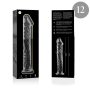 NEBULA SERIES BY IBIZA - Modell 12 Klarer Glas-Dildo 17 cm -Ø- 3,5 cm