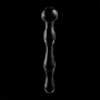 NEBULA SERIES BY IBIZA - Modell 13 Transparenter Glas-Dildo 18 cm