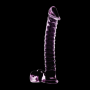 NEBULA SERIES BY IBIZA - Modell 23 Glas-Dildo Rosa 21,5 cm - Ø 4 cm