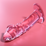 NEBULA SERIES BY IBIZA - Modell 19 Dildo aus rosa Borosilikatglas 18,5 cm