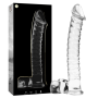 NEBULA SERIES BY IBIZA - Modell 23 Transparentes Glas-Dildo 21,5 cm