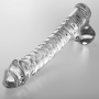 NEBULA SERIES BY IBIZA - Modell 23 Transparentes Glas-Dildo 21,5 cm