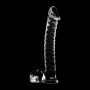 NEBULA SERIES BY IBIZA - Modell 23 Transparentes Glas-Dildo 21,5 cm