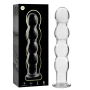 NEBULA SERIES BY IBIZA - Modell 10 Glas-Dildo Transparent 16,5 cm