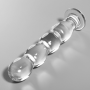NEBULA SERIES BY IBIZA - Modell 10 Glas-Dildo Transparent 16,5 cm