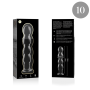NEBULA SERIES BY IBIZA - Modell 10 Glas-Dildo Transparent 16,5 cm