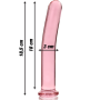 NEBULA SERIES BY IBIZA - Modell 17 Glas-Dildo Rosa 18,5 cm - Ø 3 cm