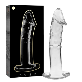 NEBULA SERIES BY IBIZA - Modell 19 Dildo aus klarem Borosilikatglas, 18,5 cm