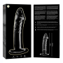 NEBULA SERIES BY IBIZA - Modell 19 Dildo aus klarem Borosilikatglas, 18,5 cm