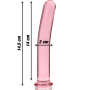 NEBULA SERIES BY IBIZA - Modell 8 Glas-Dildo Rosa 14,5 cm
