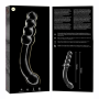 NEBULA SERIES BY IBIZA - Modell 14 Glas-Dildo Transparent 18,5 cm