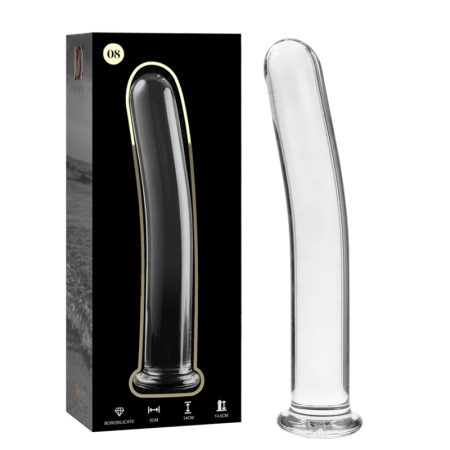 NEBULA SERIES BY IBIZA - Modell 8 Klarer Glas-Dildo 14,5 cm