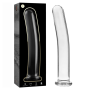 NEBULA SERIES BY IBIZA - Modell 17 Transparenter Glaskristall-Dildo 18,5 cm