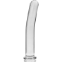 NEBULA SERIES BY IBIZA - Modell 17 Transparenter Glaskristall-Dildo 18,5 cm